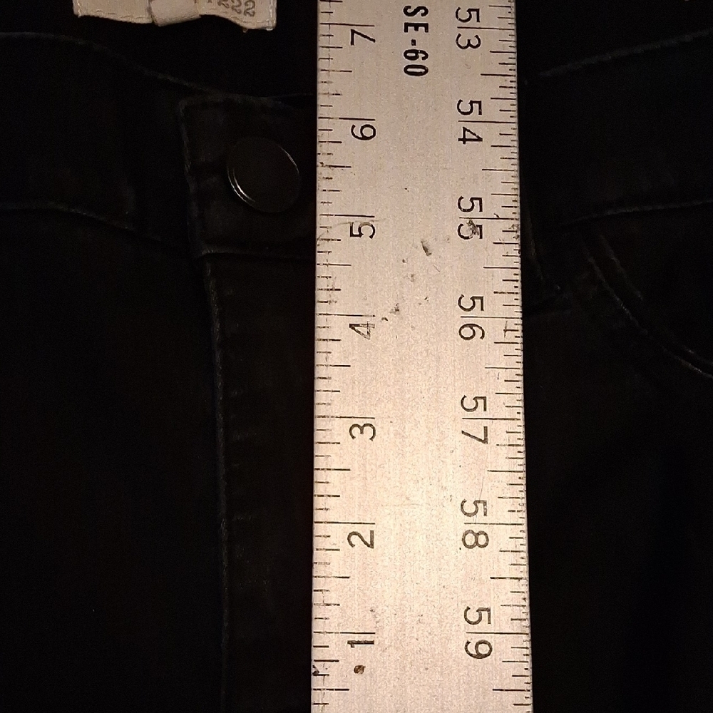Dept 222 Elegant Black Skinny Jeans for Women Size 12 - Picture 7 of 10